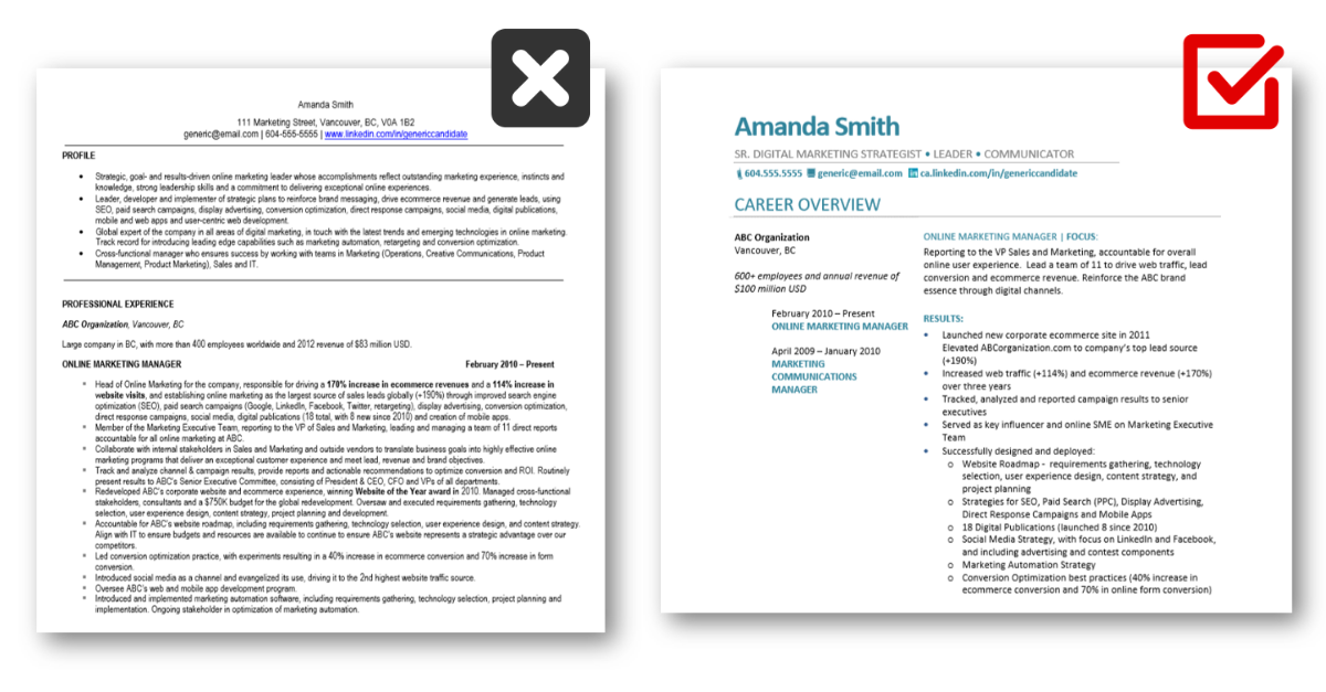5 ways to improve your resume layout